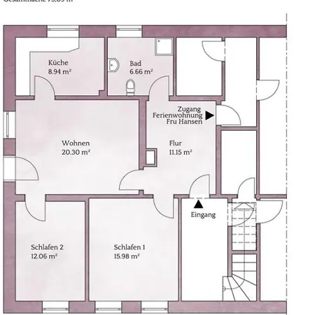 Lieselotte Strandklamotte Appartement *
